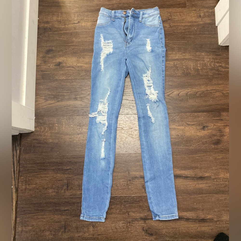 OOTDFash high rise skinny jeans sz 5 (W26)